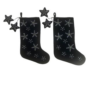 Navy Christmas Stockings.